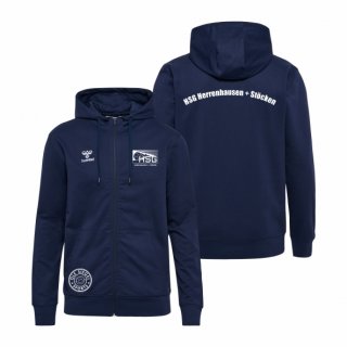 HSG Herrenhausen + Stcken HMLGO 2.0 Cotton Zip Hoodie Unisex marine