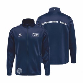 HSG Herrenhausen + Stcken hmlCORE XK Poly Zip Sweat Kids marine