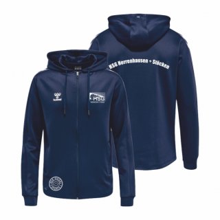 HSG Herrenhausen + Stcken hmlCORE XK Poly Zip Hood Sweat Lady marine