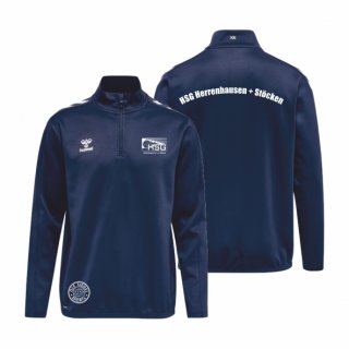 HSG Herrenhausen + Stcken hmlCORE XK Poly Half Zip Unisex marine