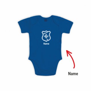 SC Germania List Basic Baby-Body royal 6-12 Monate (66-76 cm) inkl. Name