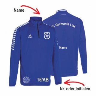 SC Germania List Select Argentina Trainingstop Kids blau/wei 14 Jahre inkl. Initialen oder Nr.