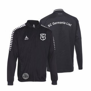 SC Germania List Select Argentina Polyester Zip-Jacke Unisex schwarz/wei