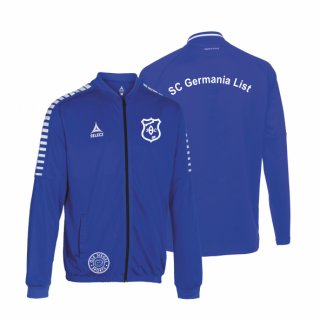 SC Germania List Select Argentina Polyester Zip-Jacke Unisex blau/wei S ohne Zusatzaufdruck