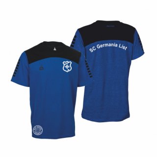 SC Germania List Select Oxford T-Shirt Unisex blau/schwarz S ohne Zusatzaufdruck