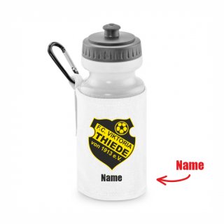 FCVT Basic Trinkflasche mit Halter white inkl. Name
