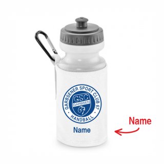 GSC Basic Trinkflasche mit Halter white inkl. Name