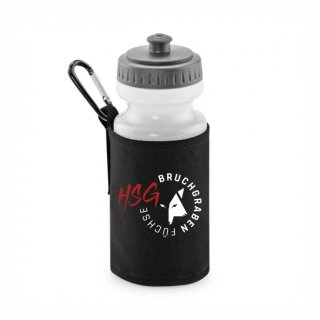 HSG Bruchgraben Fchse Basic Trinkflasche mit Halter black