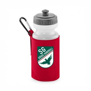 <-neu-> SG Brde Basic Trinkflasche mit Halter classic red
