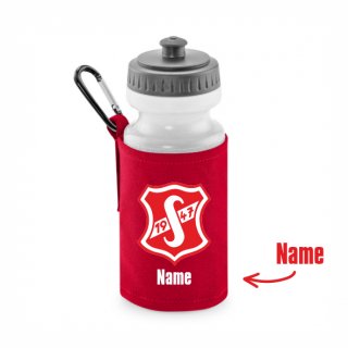 Sportfreunde Shre Basic Trinkflasche mit Halter classic red inkl. Name