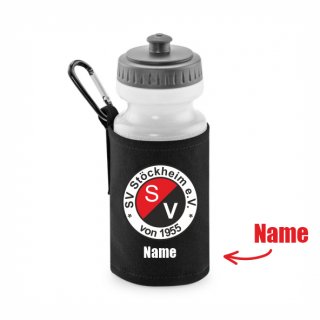 SV Stckheim Basic Trinkflasche mit Halter black inkl. Name
