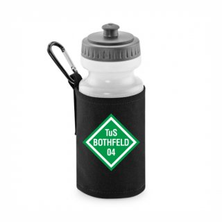 <-neu-> TuS Bothfeld 04 Basic Trinkflasche mit Halter black ohne Zusatzaufdruck