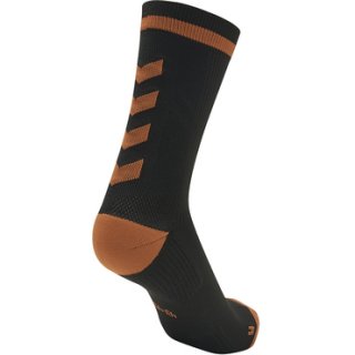 Hummel Elite Indoor Sock LOW black/orange tiger