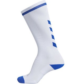 Hummel Elite Indoor Sock HIGH white/true blue