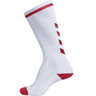 Hummel Elite Indoor Sock HIGH white/true red