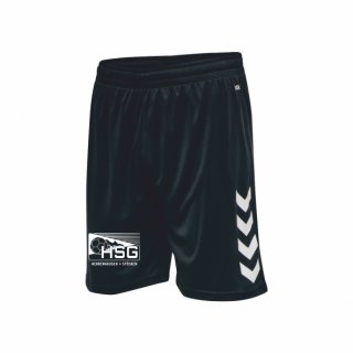 HSG Herrenhausen + Stcken hmlCORE XK Poly Shorts Lady black mit Vereinslogo