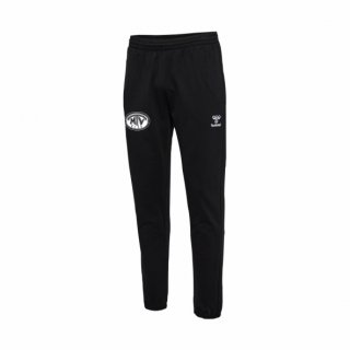 MTV Elze HB HMLGO 2.0 Cotton Pant Unisex black mit Vereinslogo