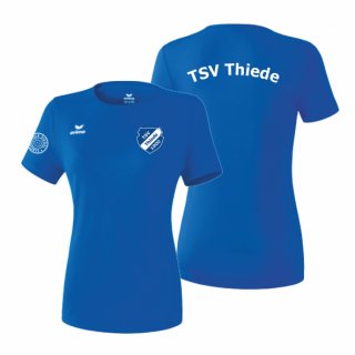 TSV Thiede Erima T-Shirt Lady royal 34 ohne Zusatzaufdruck