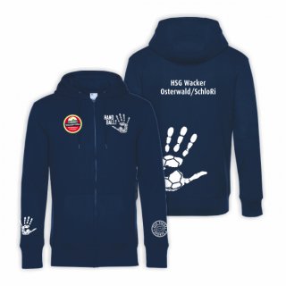 HSG WOS Minis HB Hoodie-Jacke new french navy/wei