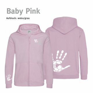 Hoodiejacke Handball!-Collection Kids baby pink