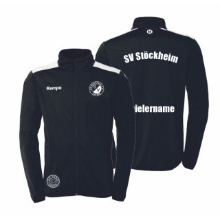 SV Stckheim Kempa Emotion 27 Poly Jacke Unisex schwarz XL inkl. Name