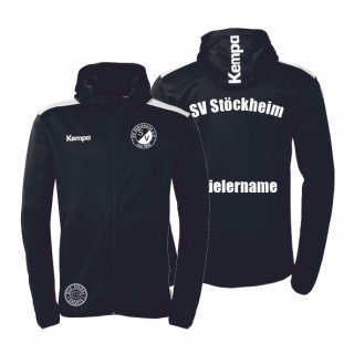 SV Stckheim Kempa Emotion 27 Kaputzenjacke Unisex schwarz 3XL inkl. Name