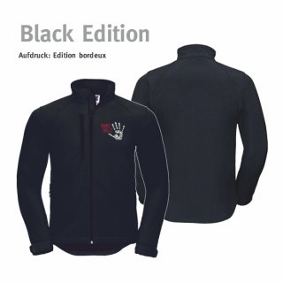 Softshelljacke Handball!-Collection black edition Unisex XS bordeux