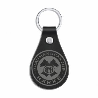 Braumanufaktur Hrke Schlsselanhnger schwarz/grau