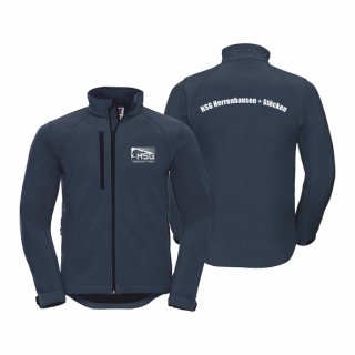 HSG Herrenhausen + Stcken Basic Softshelljacke Unisex navy XS ohne Zusatzaufdruck