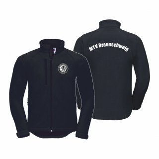 MTV BS Basic Softshelljacke Unisex schwarz XS ohne Zusatzaufdruck