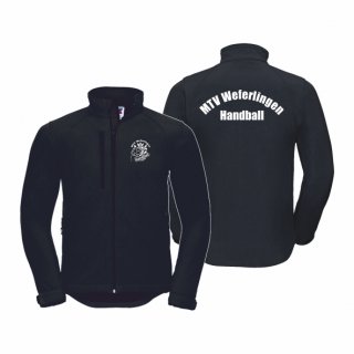 MTV Weferlingen Basic Softshelljacke Unisex schwarz XS ohne Zusatzaufdruck
