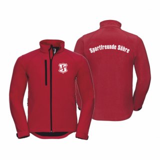 Sportfreunde Shre Basic Softshelljacke Unisex classic red