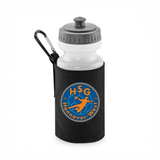 HSG Hannover-West Basic Trinkflasche mit Halter black