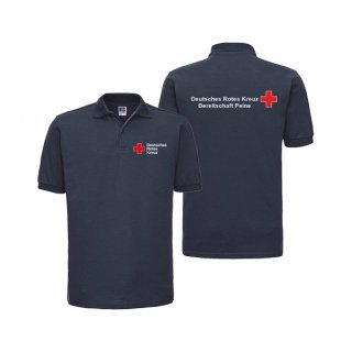 DRK Bereitschaft Peine Poloshirt Unisex french navy 5XL