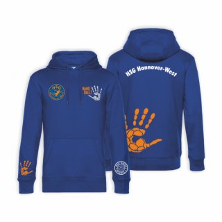 HSG Hannover-West Basic Kids Hoodie royal blue/orange