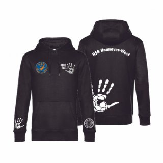 HSG Hannover-West Basic Minis Hoodie jet black/wei