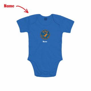 HSG Hannover-West Basic Baby-Body royal 6-12 Monate inkl. Name
