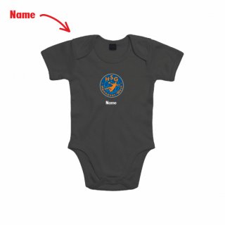 HSG Hannover-West Basic Baby-Body schwarz 6-12 Monate inkl. Name