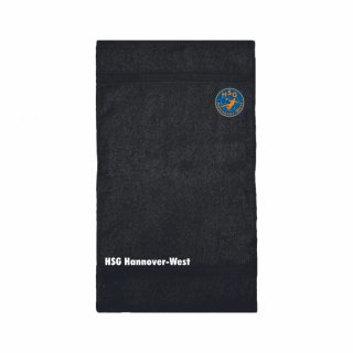 HSG Hannover-West Basic Handtuch schwarz 100x180cm