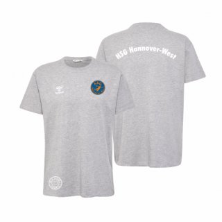 HSG Hannover-West HMLGO 2.0 Cotton T-Shirt S/S Kids grey melange