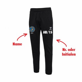 HSG Hannover-West HMLGO 2.0 Cotton Sweatpants Lady black mit Vereinslogo 2XL inkl. Initialen oder Nr.