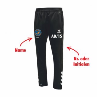 HSG Hannover-West hmlCORE XK Poly Pants Lady black mit Vereinslogo 2XL inkl. Name