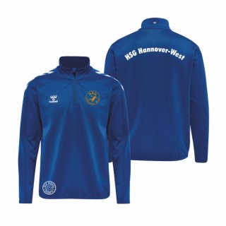 HSG Hannover-West hmlCORE XK Poly Half Zip Sweat Lady true blue XS ohne Zusatzaufdruck