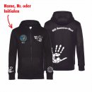 HSG Hannover-West Basic Hoodie-Jacke Unisex black/wei S...