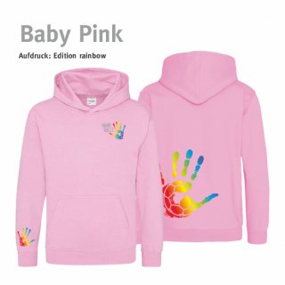 Hoodie Handball!-Collection Kids baby pink 12/13 Jahre (ca. 152/164) rainbow
