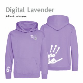 Hoodie Handball!-Collection Kids digital lavender