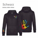 Hoodie Handball!-Collection Unisex schwarz L rainbow