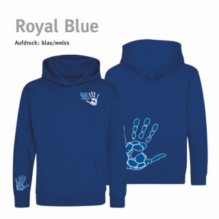 Hoodie Handball!-Collection Kids royal blue 7/8 Jahre (ca. 122/128) blau/weiss