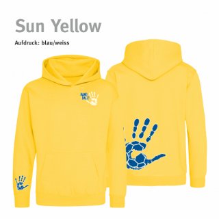 Hoodie Handball!-Collection Kids sun yellow