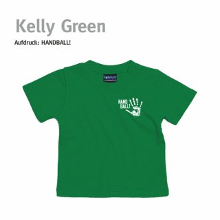 Handball!-Collection Baby T-Shirt Handball! 6-12 Monate (66/76cm) Kelly Green